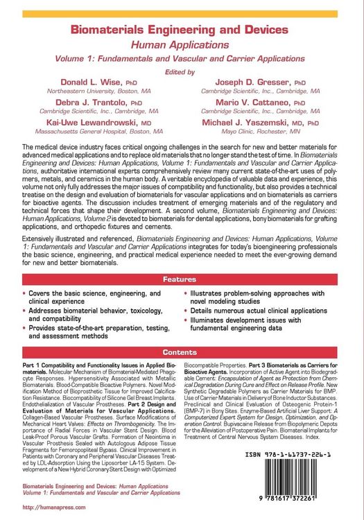 Produktbild: Biomaterials Engineering and Devices: Human Applications
