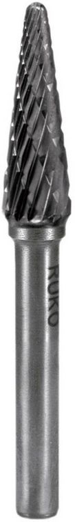 Produktbild: RUKO 116233 Fr&auml;sstift Hartmetall Kegel 6mm Arbeits-L&auml;nge 18mm Schaftdurchmesser 6mm