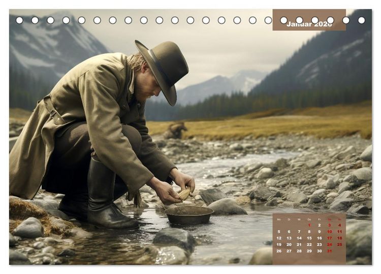 Produktbild: Der Schimmer im Dreck (Tischkalender 2026 DIN A5 quer), CALVENDO Monatskalender