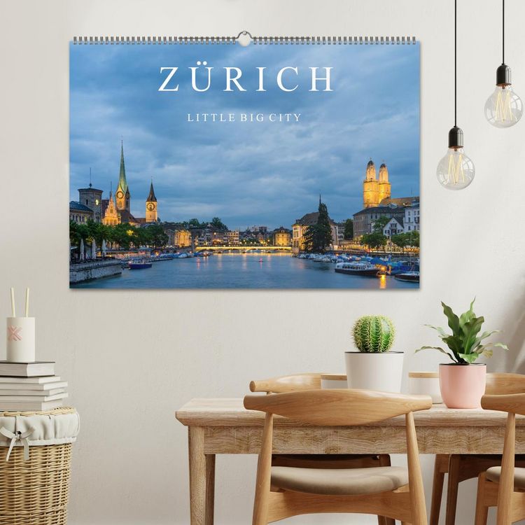 Produktbild: Z&Uuml;RICH - Little Big City (Wandkalender 2026 DIN A2 quer), CALVENDO Monatskalender