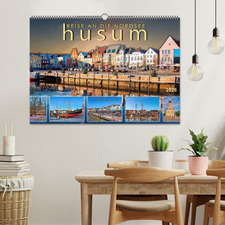 Produktbild: Reise an die Nordsee - Husum (Wandkalender 2026 DIN A2 quer), CALVENDO Monatskalender