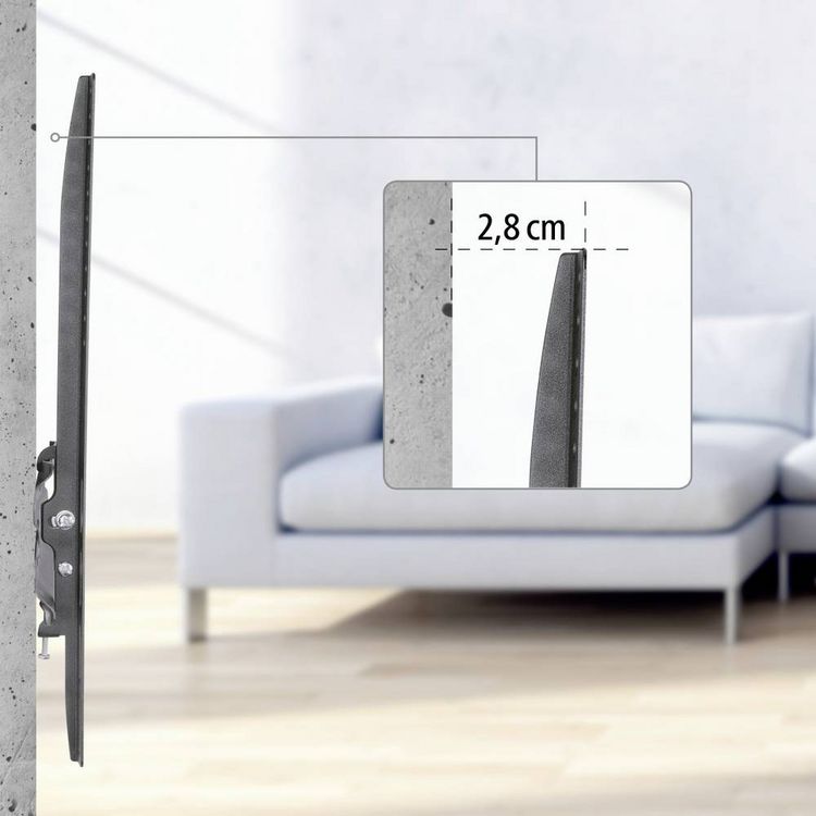 Produktbild: Hama 00220810 TV-Wandhalterung 81,3cm (32") - 165,1cm (65") Integrierte Wasserwaage