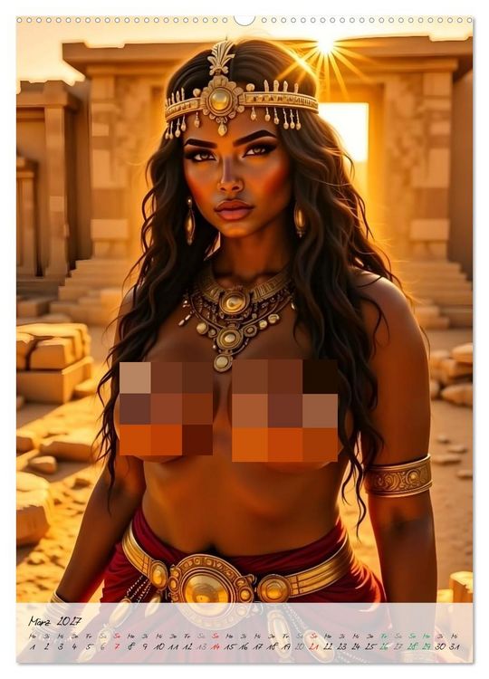 Produktbild: G&ouml;ttinnen der &Auml;gypter (hochwertiger Premium Wandkalender 2027 DIN A2 hoch), Kunstdruck in Hochglanz