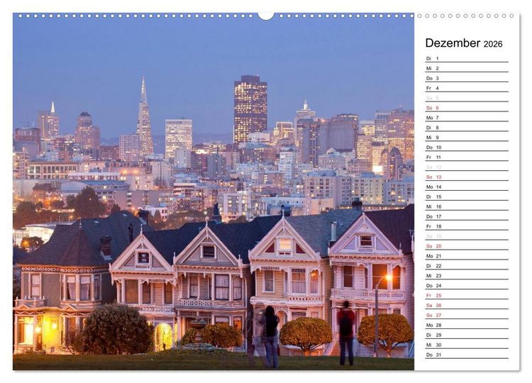 Produktbild: Kalifornien USA (Wandkalender 2026 DIN A2 quer), CALVENDO Monatskalender