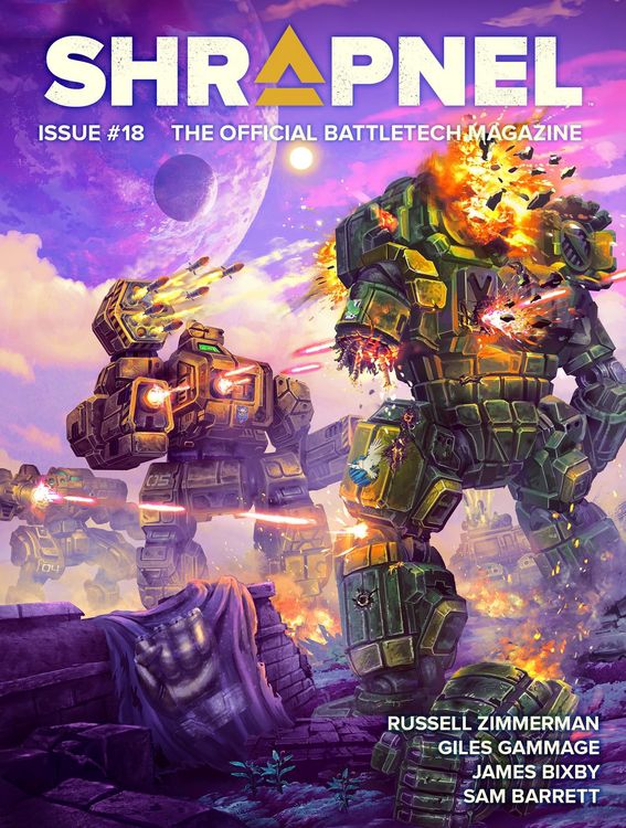 Produktbild: BattleTech: Shrapnel, Issue #18 (The Official BattleTech Magazine)