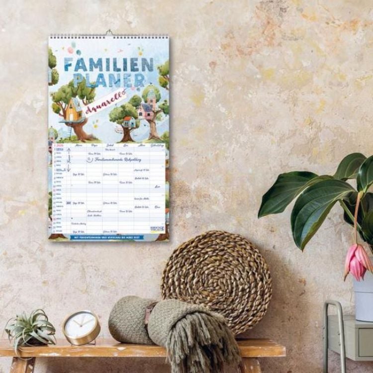 Produktbild: Familienplaner Aquarell 2026
