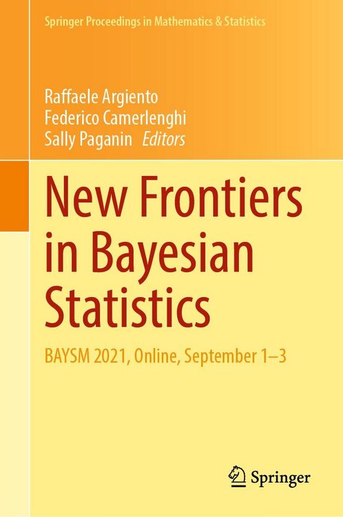Produktbild: New Frontiers in Bayesian Statistics