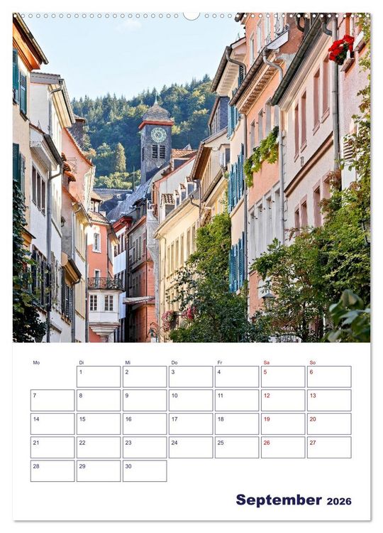 Produktbild: Heidelberg - Historische Altstadt (hochwertiger Premium Wandkalender 2026 DIN A2 hoch), Kunstdruck in Hochglanz