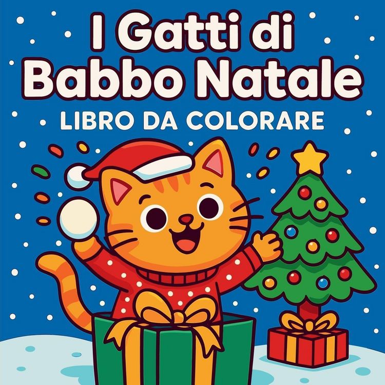 Produktbild: I Gatti di Babbo Natale - Libro da Colorare