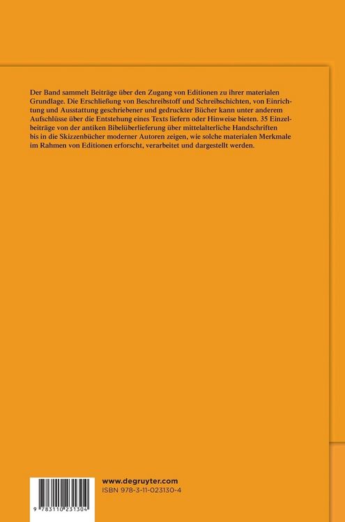 Produktbild: Materialit&auml;t in der Editionswissenschaft