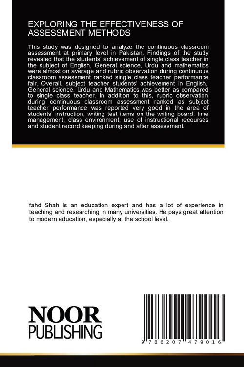 Produktbild: Exploring The Effectiveness Of Assessment Methods