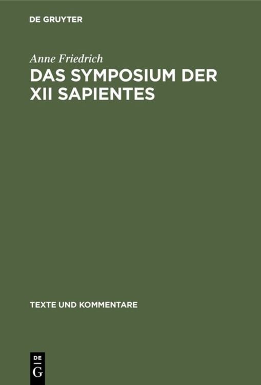 Produktbild: Das Symposium der XII sapientes