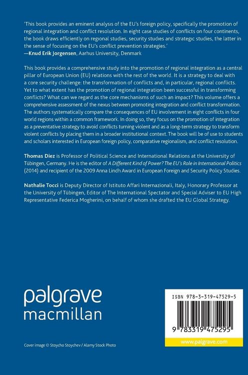 Produktbild: The EU, Promoting Regional Integration, and Conflict Resolution