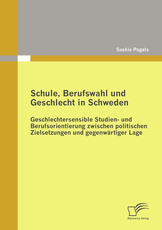 Produktbild: Schule, Berufswahl und Geschlecht in Schweden