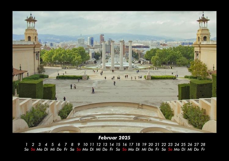 Produktbild: Barcelona 2025 Fotokalender DIN A3