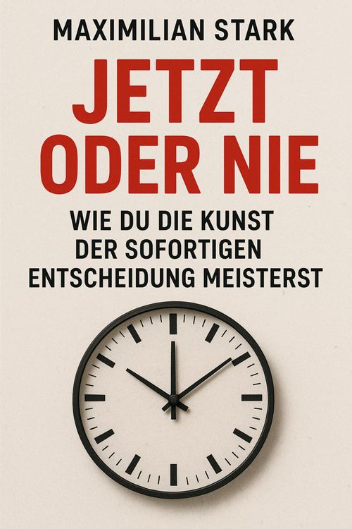 Produktbild: "Jetzt oder nie: Wie du die Kunst der sofortigen Entscheidung meisterst"