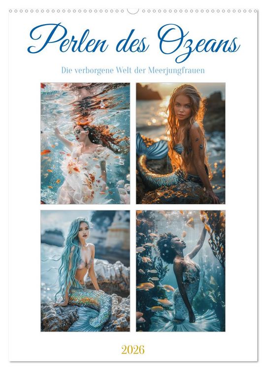 Produktbild: Perlen des Ozeans (Wandkalender 2026 DIN A2 hoch), CALVENDO Monatskalender