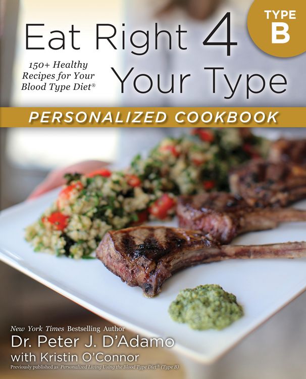 Produktbild: Eat Right 4 Your Type Personalized Cookbook Type B