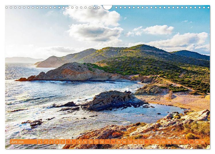 Produktbild: Sardinien Insel mit Meerblick (Wandkalender 2026 DIN A3 quer), CALVENDO Monatskalender
