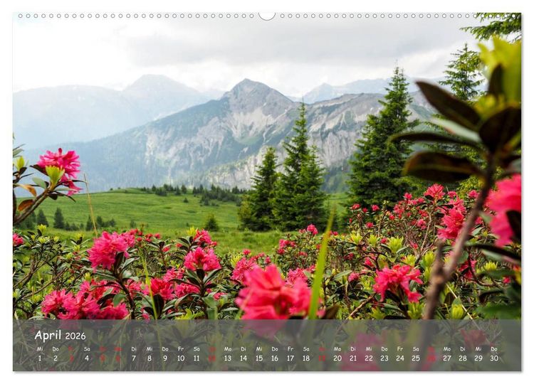 Produktbild: Ammergauer Alpen (Wandkalender 2026 DIN A2 quer), CALVENDO Monatskalender
