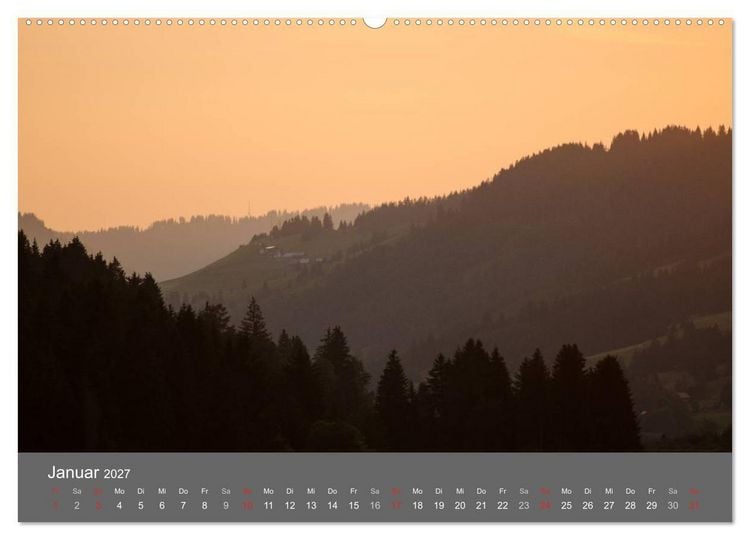 Produktbild: Tannheimer Tal (Wandkalender 2027 DIN A2 quer), CALVENDO Monatskalender