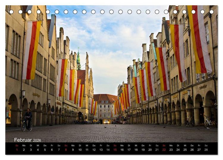 Produktbild: M&uuml;nster - Geschichten aus verschiedenen Jahrhunderten (Tischkalender 2026 DIN A5 quer), CALVENDO Monatskalender