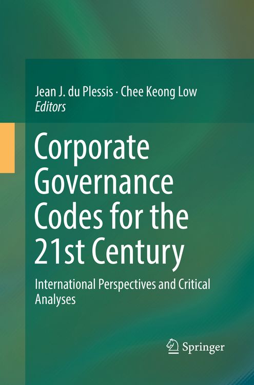 Produktbild: Corporate Governance Codes for the 21st Century