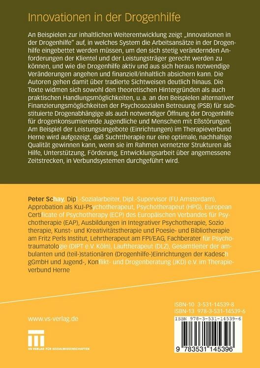 Produktbild: Innovationen in der Drogenhilfe