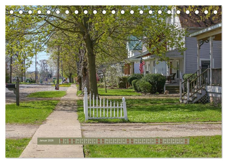 Produktbild: Michigan - Rund um Detroit (Tischkalender 2026 DIN A5 quer), CALVENDO Monatskalender