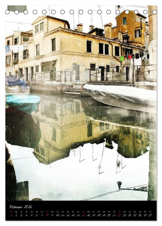 Produktbild: Venezia 2026 Stadt der Tr&auml;ume (Tischkalender 2026 DIN A5 hoch), CALVENDO Monatskalender