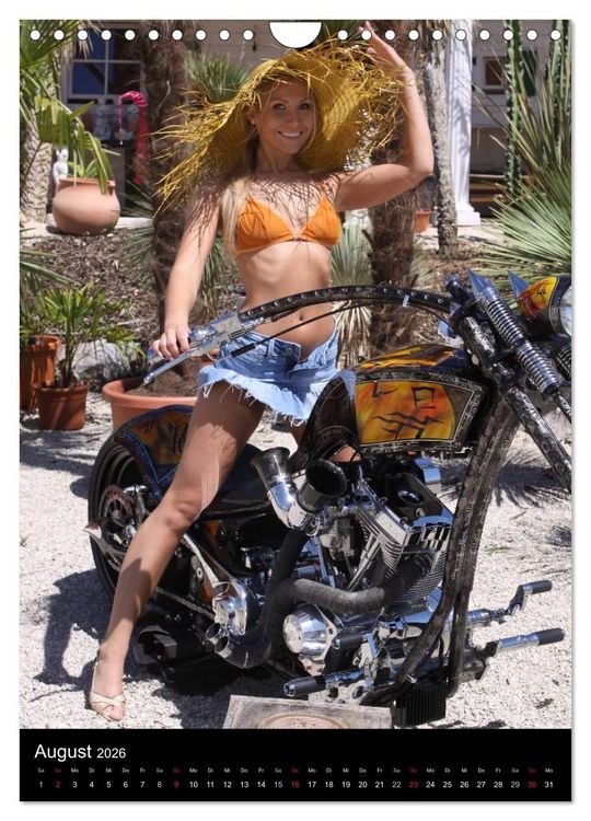 Produktbild: Bikes and Babes (Wandkalender 2026 DIN A4 hoch), CALVENDO Monatskalender