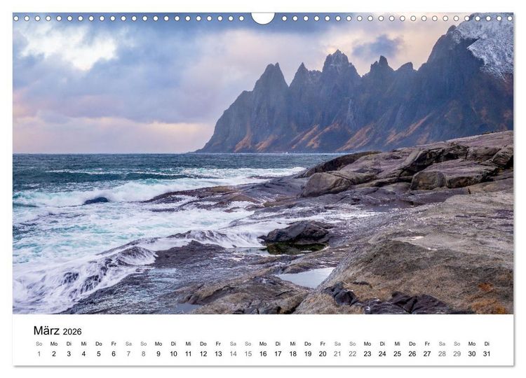 Produktbild: NORWEGEN - EINE ATEMBERAUBENDE SCH&Ouml;NHEIT (Wandkalender 2026 DIN A3 quer), CALVENDO Monatskalender