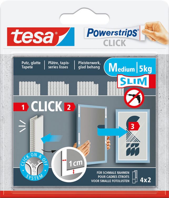 Produktbild: Powerstrips Click Slim 4x2