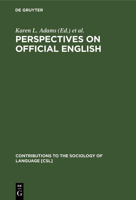 Produktbild: Perspectives on Official English