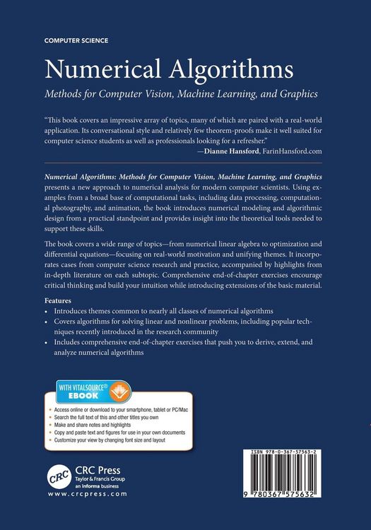 Produktbild: Numerical Algorithms