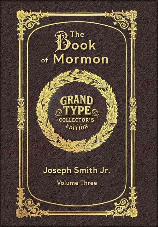 Produktbild: Large Print - The Book of Mormon, Volume 3 of 3 - Grand Type Collector's Edition - Matte Hardcover with Dust Jacket