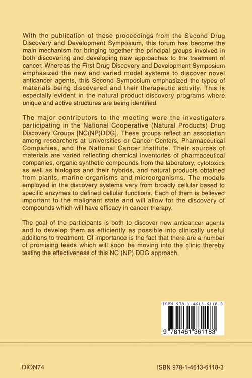 Produktbild: Anticancer Drug Discovery and Development: Natural Products and New Molecular Models
