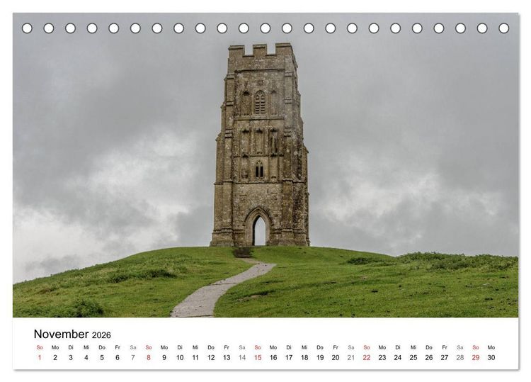 Produktbild: Foto-Momente S&uuml;d-England - Magische Orte (Tischkalender 2026 DIN A5 quer), CALVENDO Monatskalender