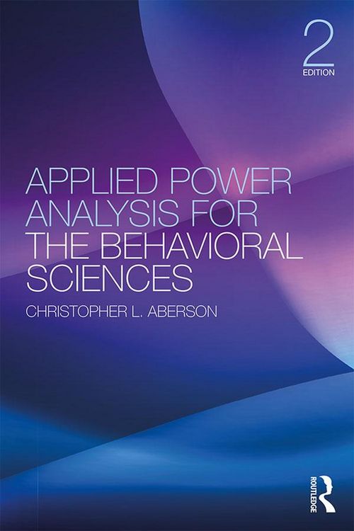Produktbild: Applied Power Analysis for the Behavioral Sciences