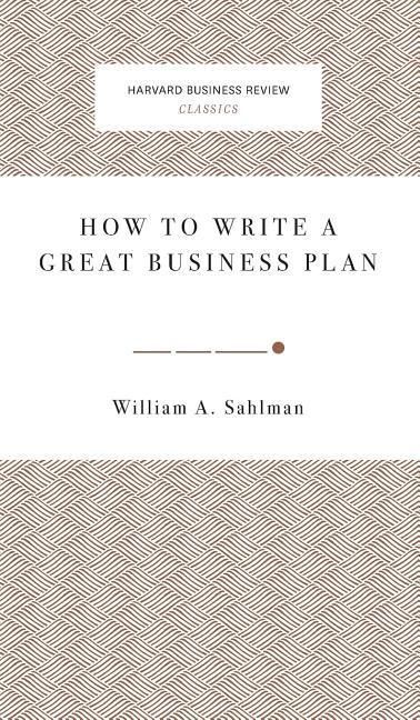 Produktbild: How to Write a Great Business Plan