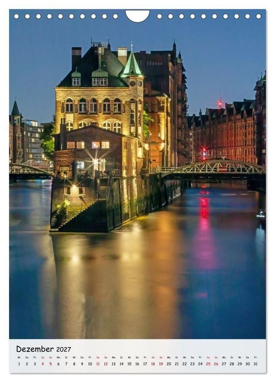 Produktbild: Hamburg - Hanseatische Eleganz (Wandkalender 2027 DIN A4 hoch), CALVENDO Monatskalender