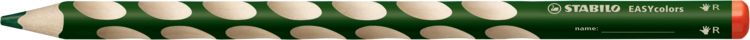 Produktbild: STABILO Ergonomischer Dreikant-Buntstift EASYcolors, f&uuml;r Rechtsh&auml;nder, dunkelgr&uuml;n