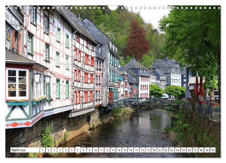 Produktbild: Liebenswertes Monschau (Wandkalender 2026 DIN A3 quer), CALVENDO Monatskalender