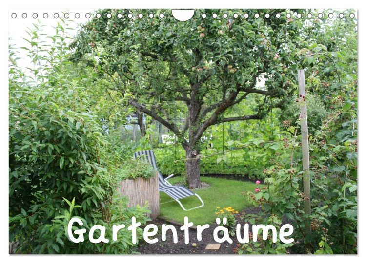 Produktbild: Gartentr&auml;ume (Wandkalender 2026 DIN A4 quer), CALVENDO Monatskalender