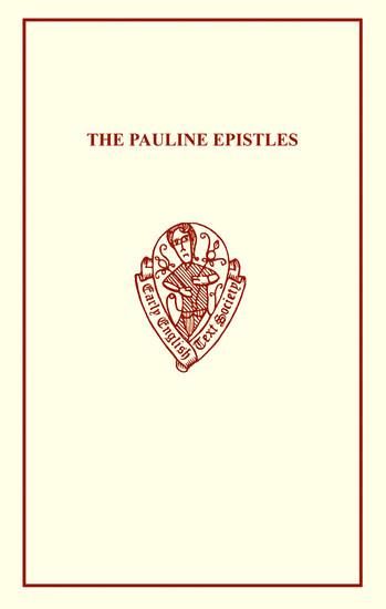 Produktbild: Pauline Epistles