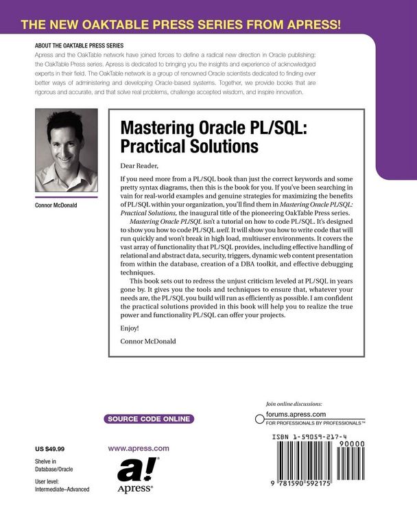 Produktbild: Mastering Oracle PL/SQL