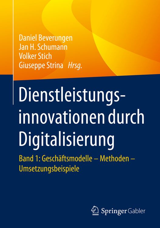 Produktbild: Dienstleistungsinnovationen durch Digitalisierung