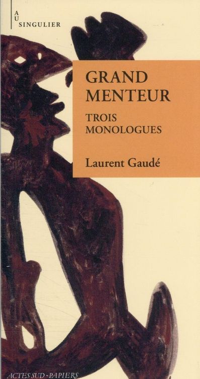 Produktbild: Grand menteur : trois monologues