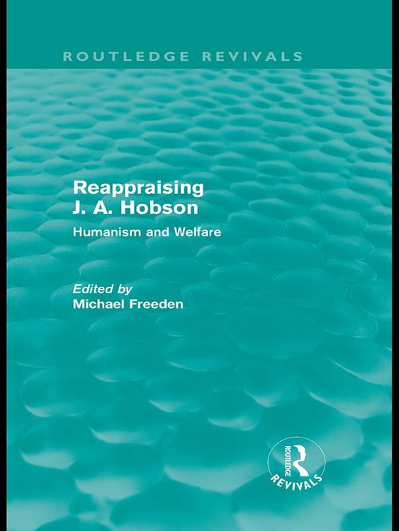 Produktbild: Reappraising J. A. Hobson (Routledge Revivals)