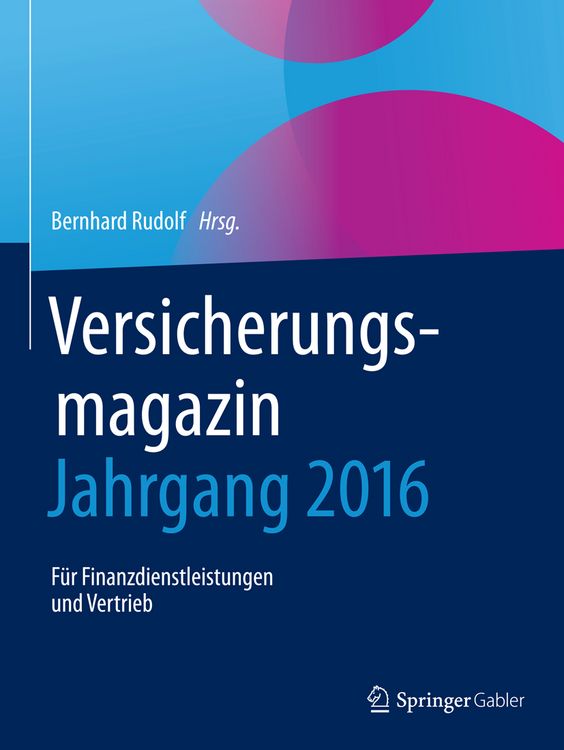 Produktbild: Versicherungsmagazin - Jahrgang 2016
